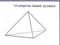 triangular based pyramid