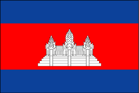 What does the flag of Cambodia