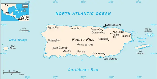 Yahoo Map Of Puerto Rico Cities
